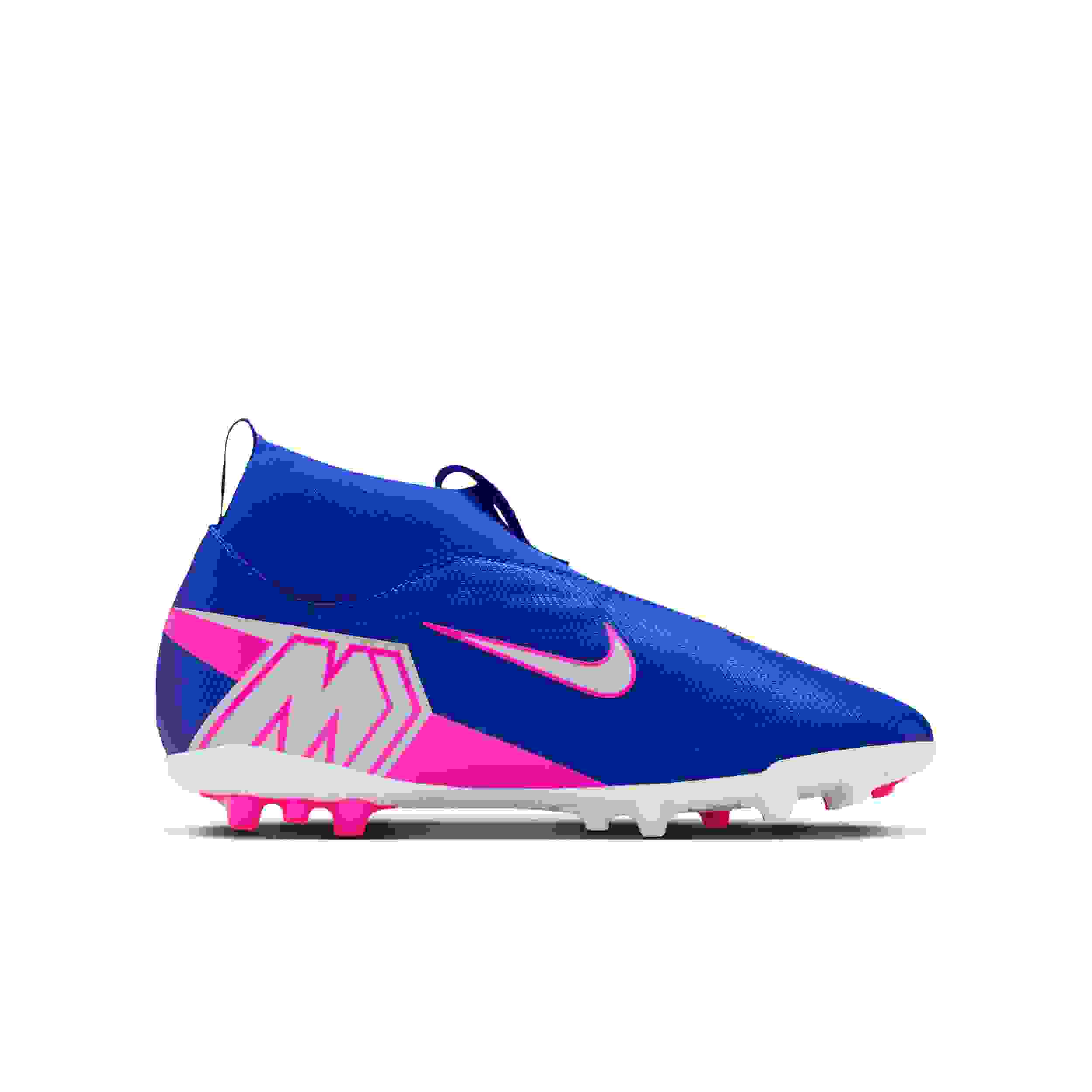 Nike Mercurial Superfly 10 Academy Grade School Kids' "Racer Blue/White" Soccer Cleat